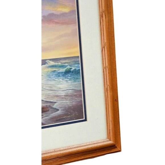 Lighthouse Coastline Framed Art Print By Humphries In Wooden Frame - Picture 6 of 9